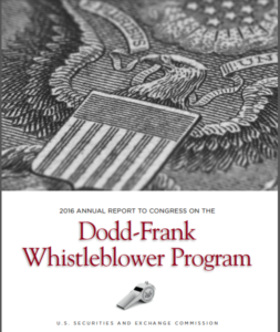2016 SEC whistleblower report
