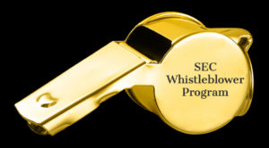 SEC whistleblower program statements