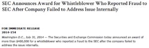 first SEC whistleblower award appeal