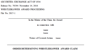 SEC whistleblower award increase
