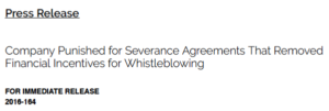 waive SEC whistleblower award