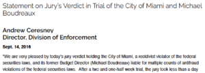 Miami city bond fraud